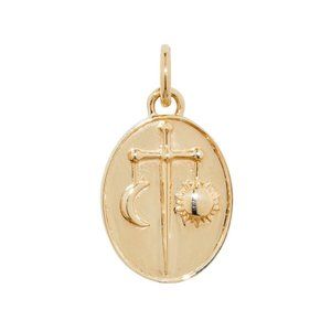 Catbird NYC Talon Libra Zodiac Gold Pendant